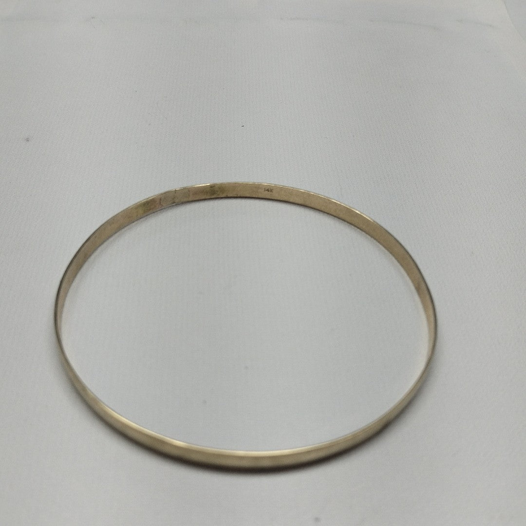 PULSERA RIGIDA ORO 14 K 6.2 GRMS (SEMINUEVO)