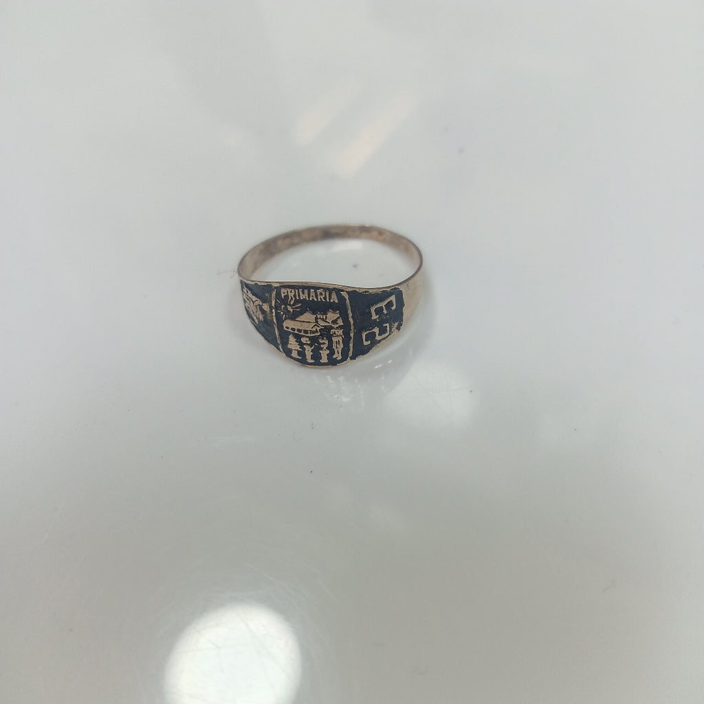 ANILLO DE GRADUACIÓN ORO 8 K 1.3 GRMS (SEMINUEVO)