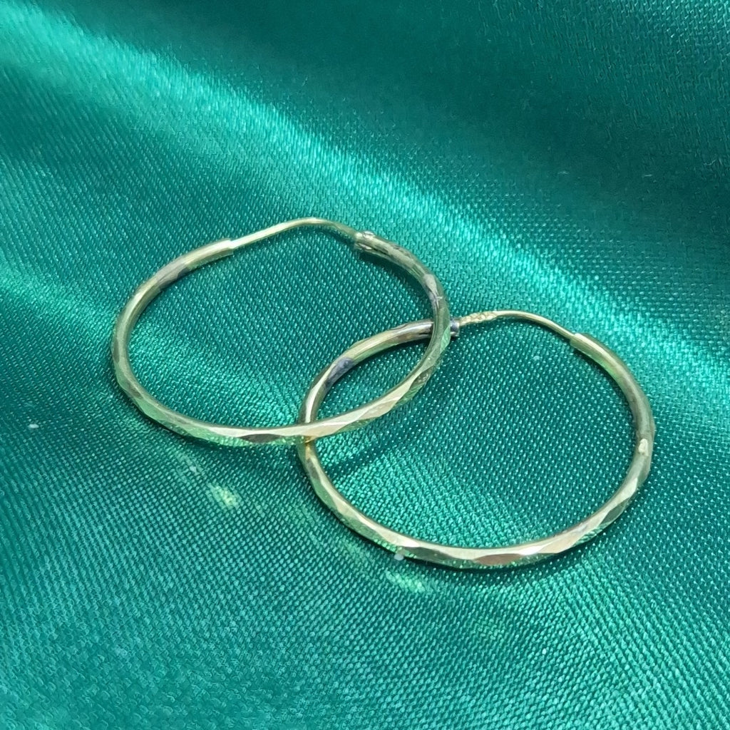 ARRACADAS PAR ORO 14 K 1.6 GRMS (SEMINUEVO)