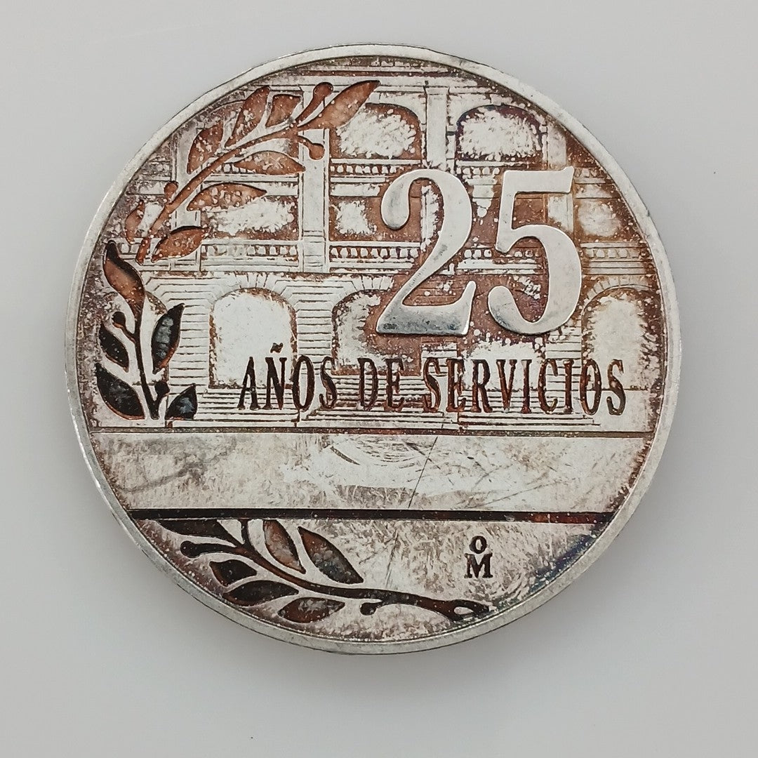 MEDALLA CONMEMORATIVA PLATA 31 GRMS (SEMINUEVO)