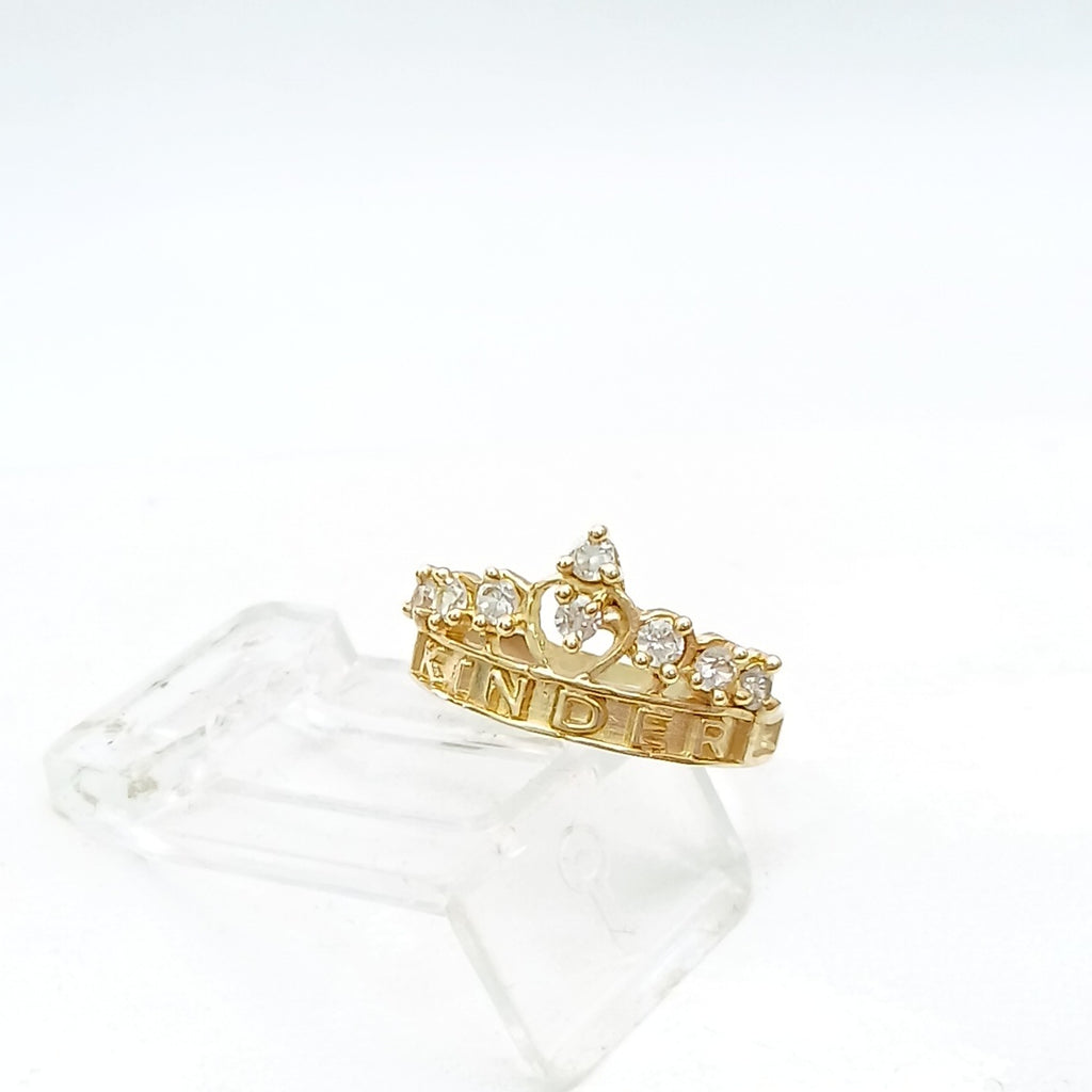 ANILLO DE GRADUACIÓN ORO 8 K 1.3 GRMS (SEMINUEVO)