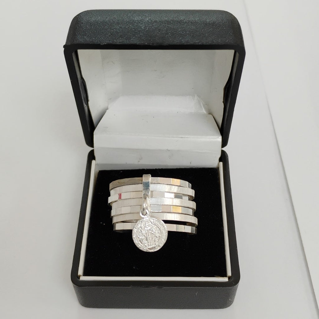 SEMANARIO DE ARGOLLAS PLATA 4.8 GRMS (SEMINUEVO)