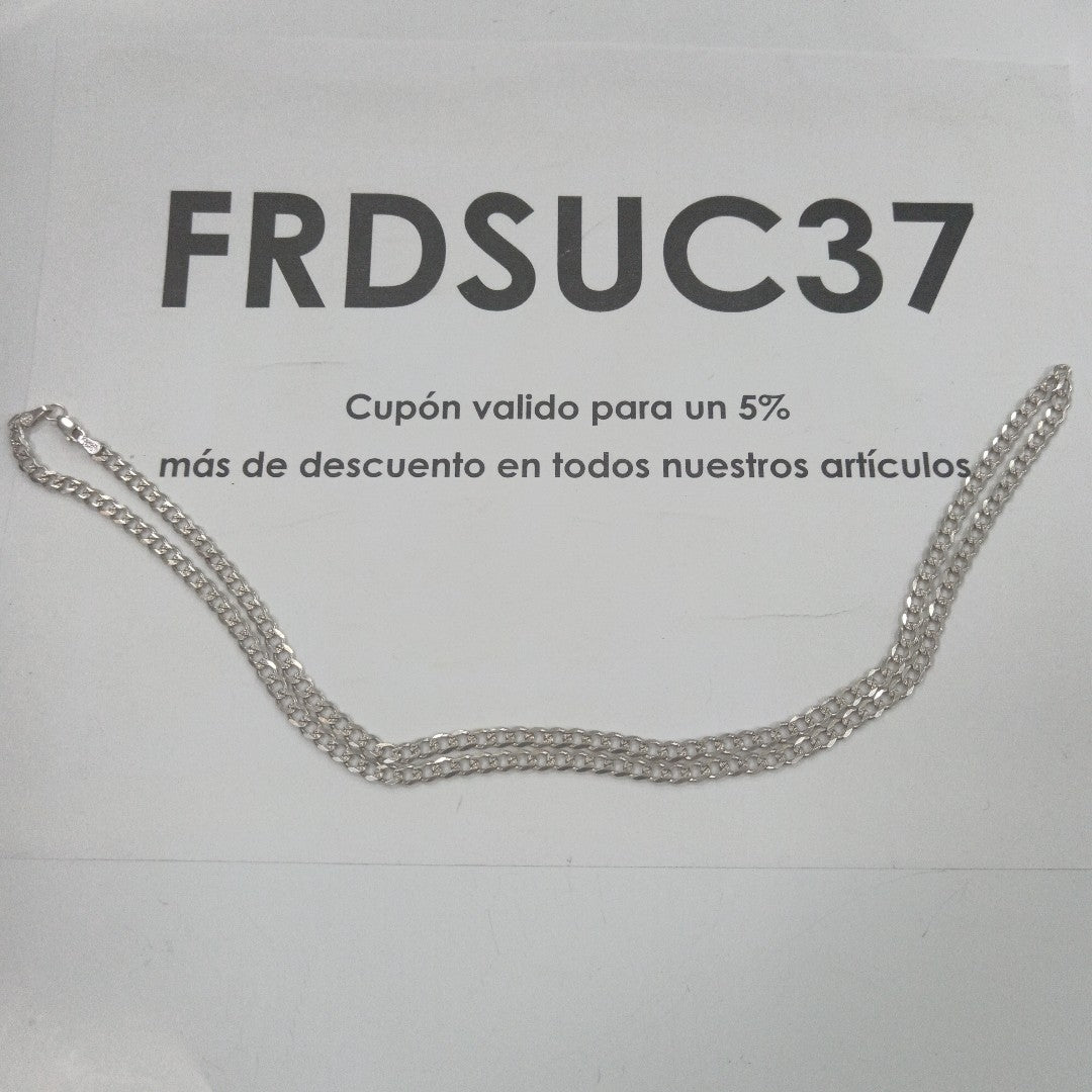 CADENA PLATA 21,00 GRMS (SEMINUEVO)