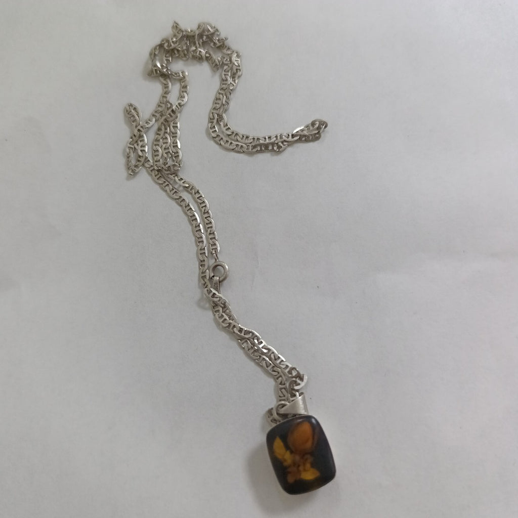 CADENA, DIJE PLATA 9.6 GRMS (SEMINUEVO)