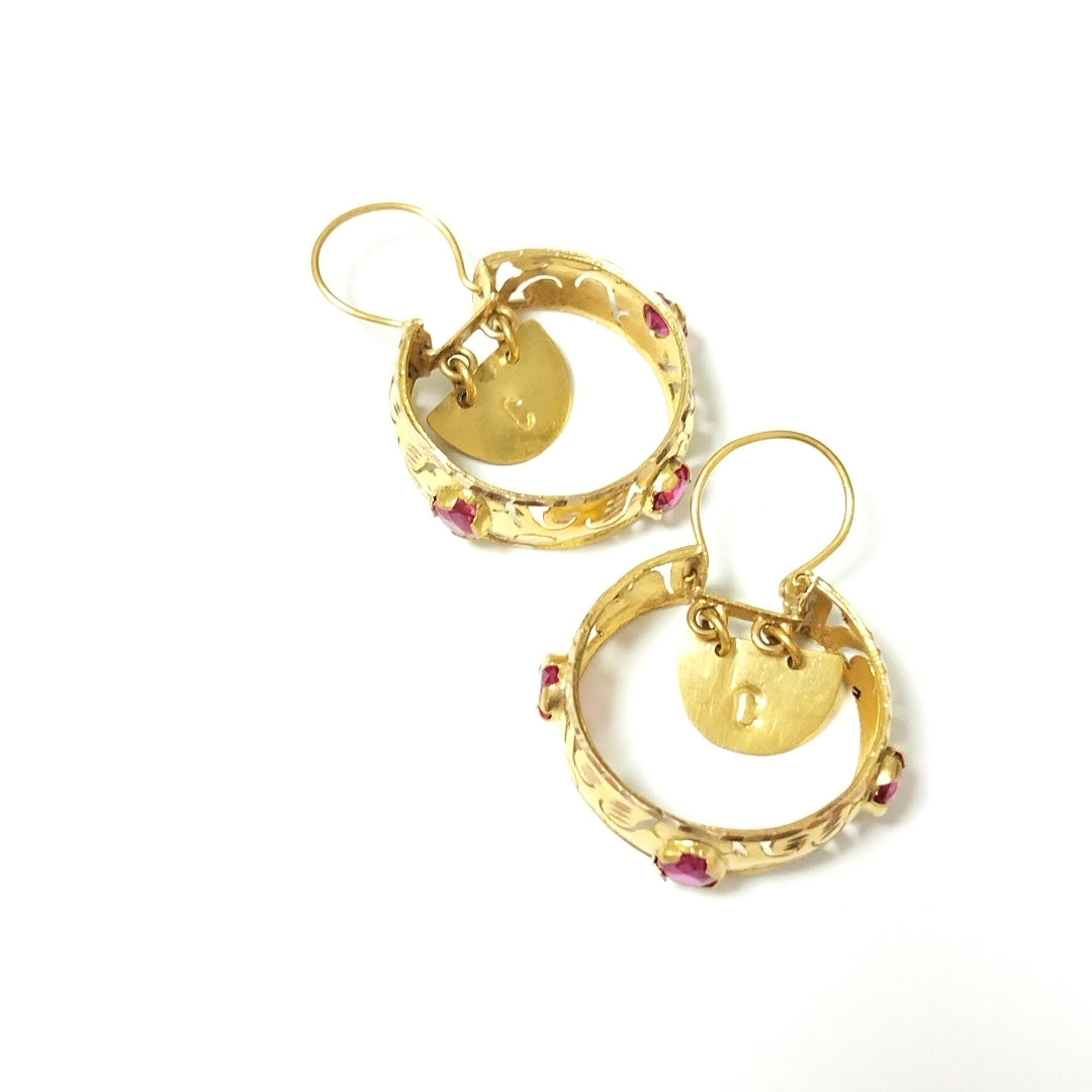 ARETES PAR ORO 10 K 4,50 GRMS (SEMINUEVO)