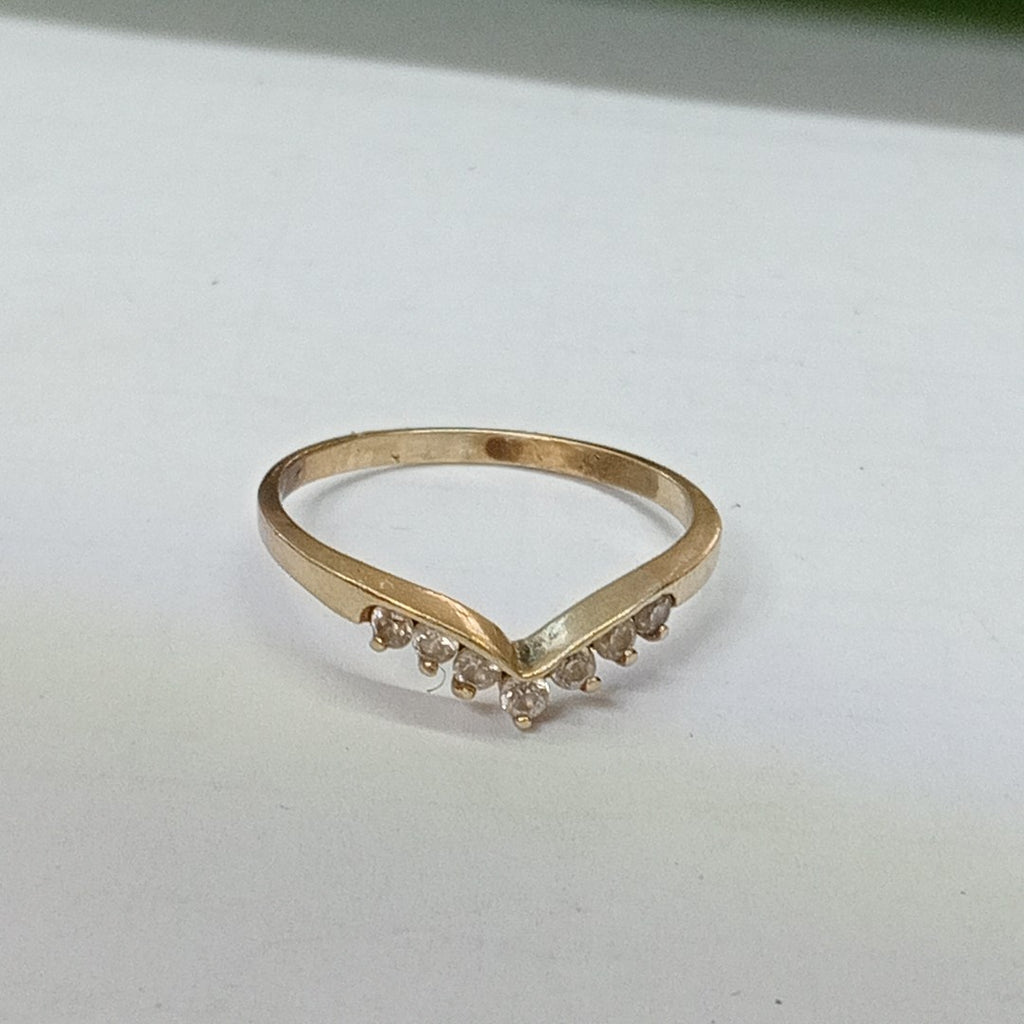 K1 1,30 GRMS 14 K ESPECIFICACIONES COMPLEMENTARIAS SOLITARIO CON PIEDRAS (SEMINUEVO)