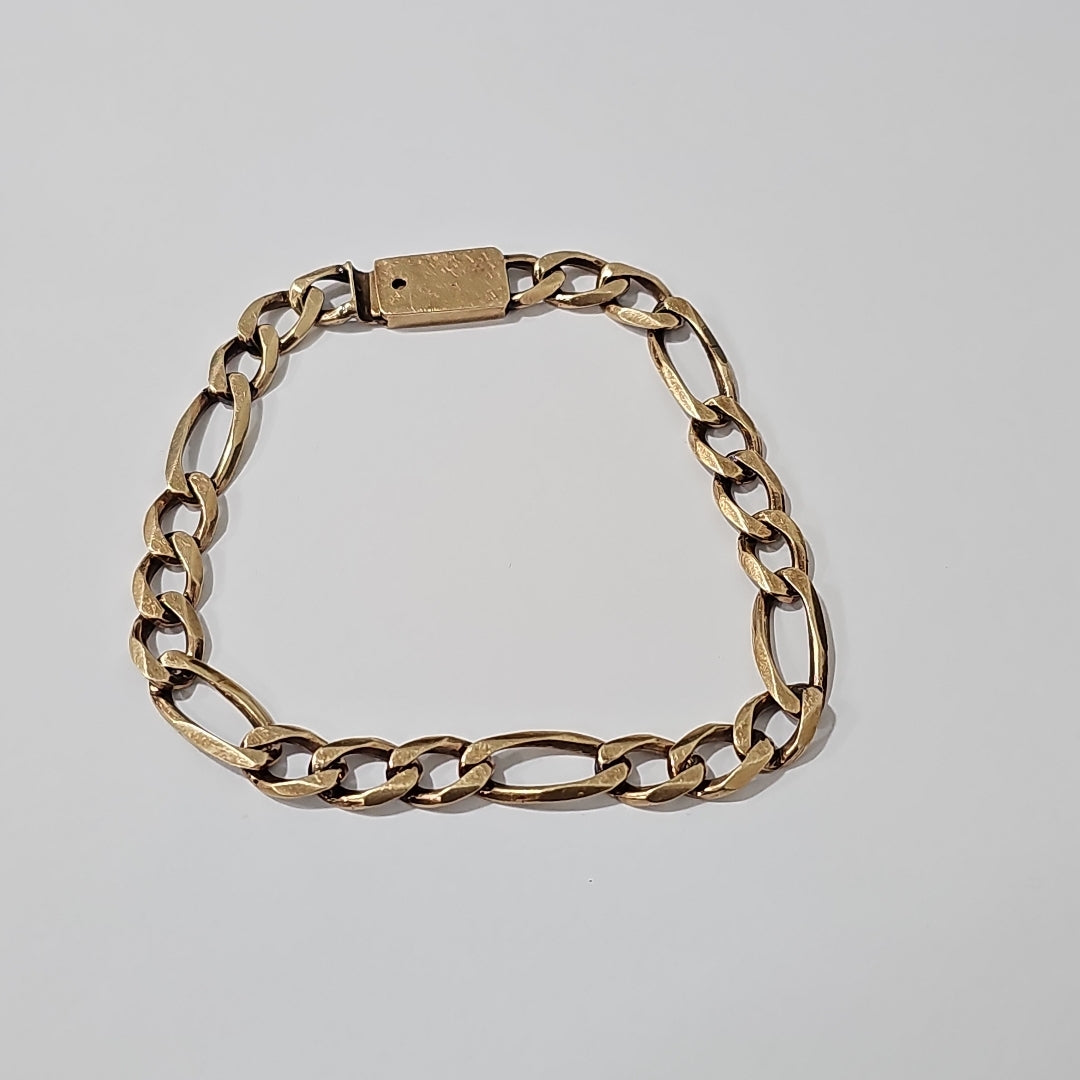 K1 18,90 GRMS 10 K ESPECIFICACIONES COMPLEMENTARIAS PULSERA DE TEJIDO DE ESLABO (SEMINUEVO)