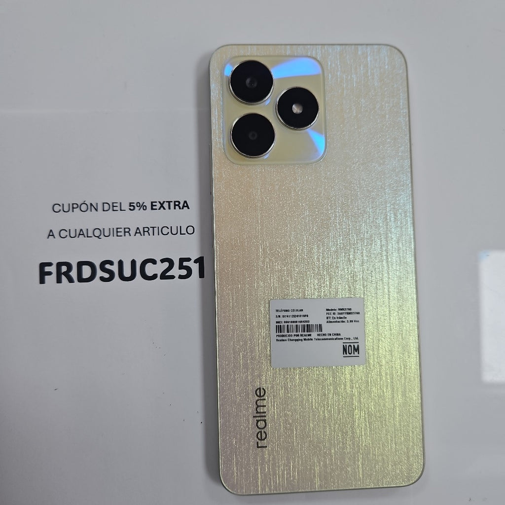 CELULAR REALME C53 RMX3760 (2023) 256 GB 8 GB RAM (SEMINUEVO)