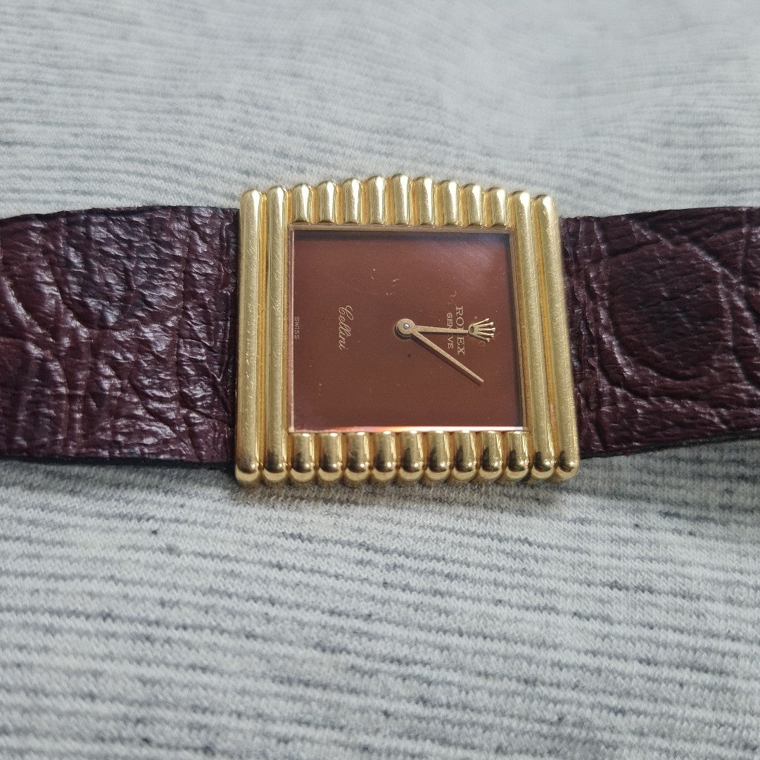 RELOJ CAJA Y PULSO ORO ORO 18 K 38.5 GRMS (SEMINUEVO)