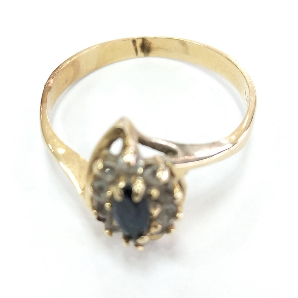 K1 1,90 GRMS 14 K ESPECIFICACIONES COMPLEMENTARIAS ANILLITO CON PIDRA DE COLORY (SEMINUEVO)