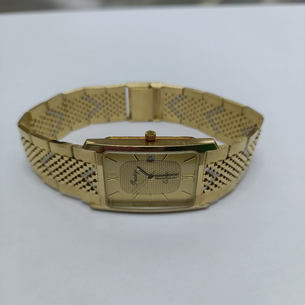 RELOJ CAJA Y PULSO ORO ORO, ORO COMBINADO 14 K 70.7 GRMS (SEMINUEVO)