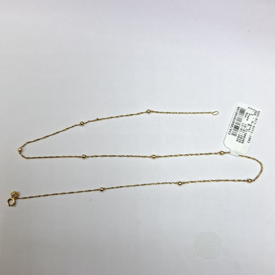 GARGANTILLA ORO 14 K 1.6 GRMS (SEMINUEVO)
