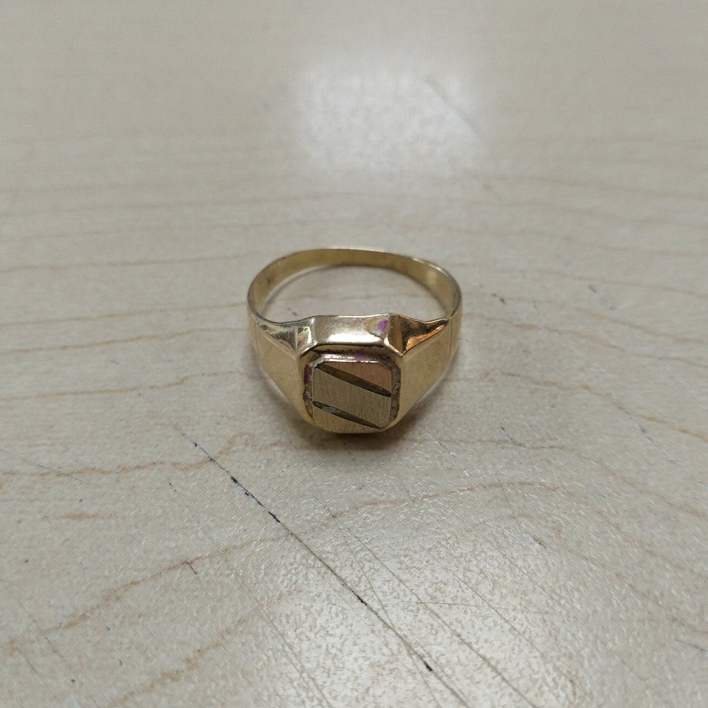 ANILLO ORO COMBINADO 14 K 5.1 GRMS (SEMINUEVO)