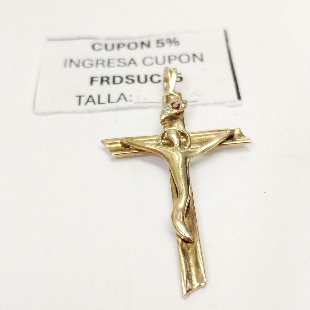 CRUCIFIJO ORO 10 K 3.1 GRMS (SEMINUEVO)
