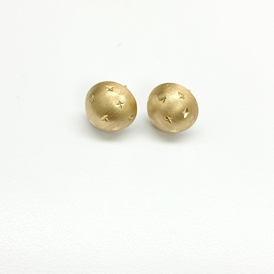ARETES PAR ORO 14 K 1.6 GRMS (SEMINUEVO)