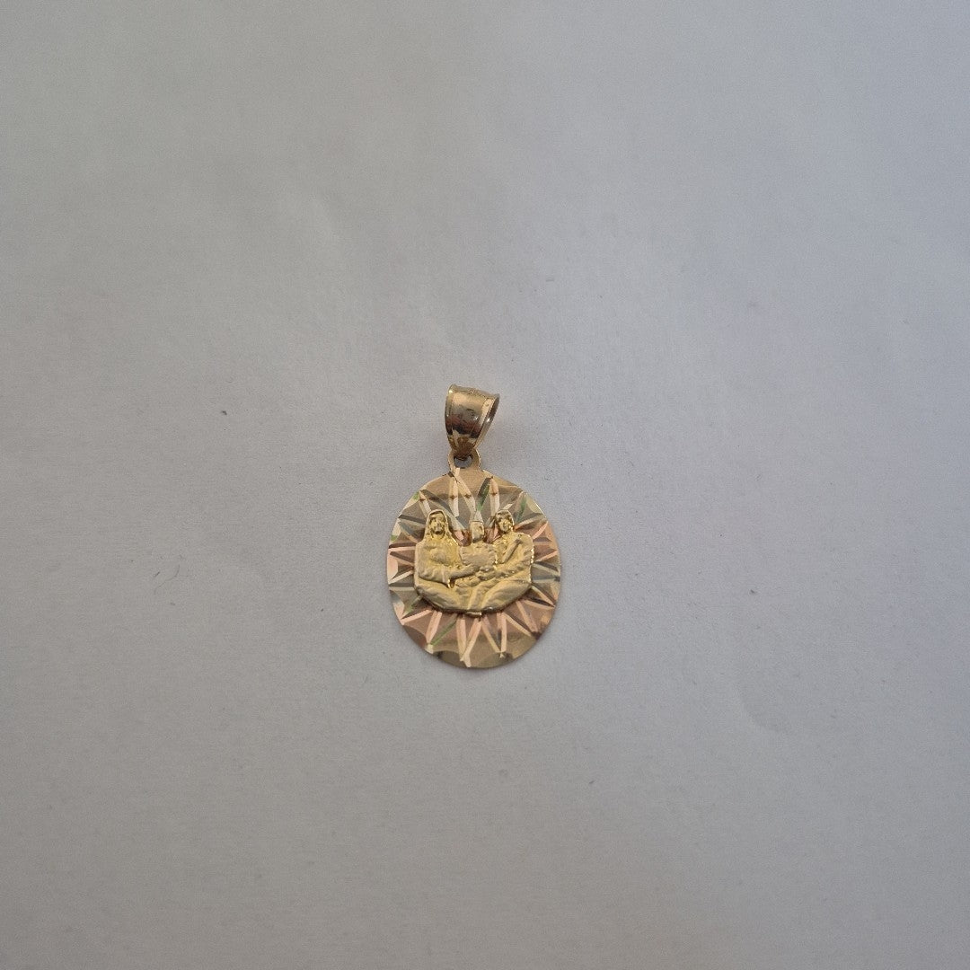 MEDALLA PERSONAL ORO 14 K 3.5 GRMS (SEMINUEVO)