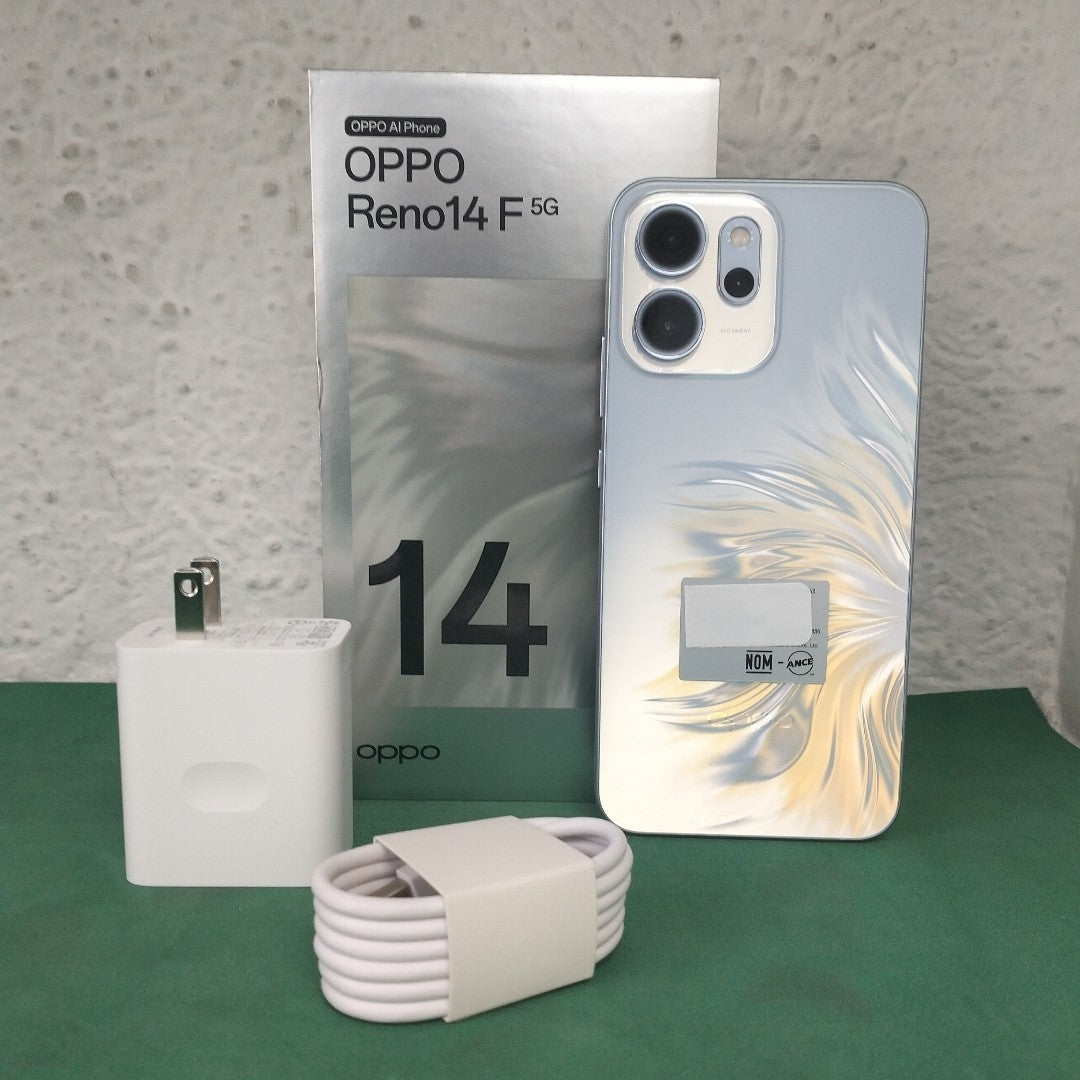 CELULAR OPPO  RENO 14 F CPH2743 (2025) 256 GB 12 GB RAM (SEMINUEVO)