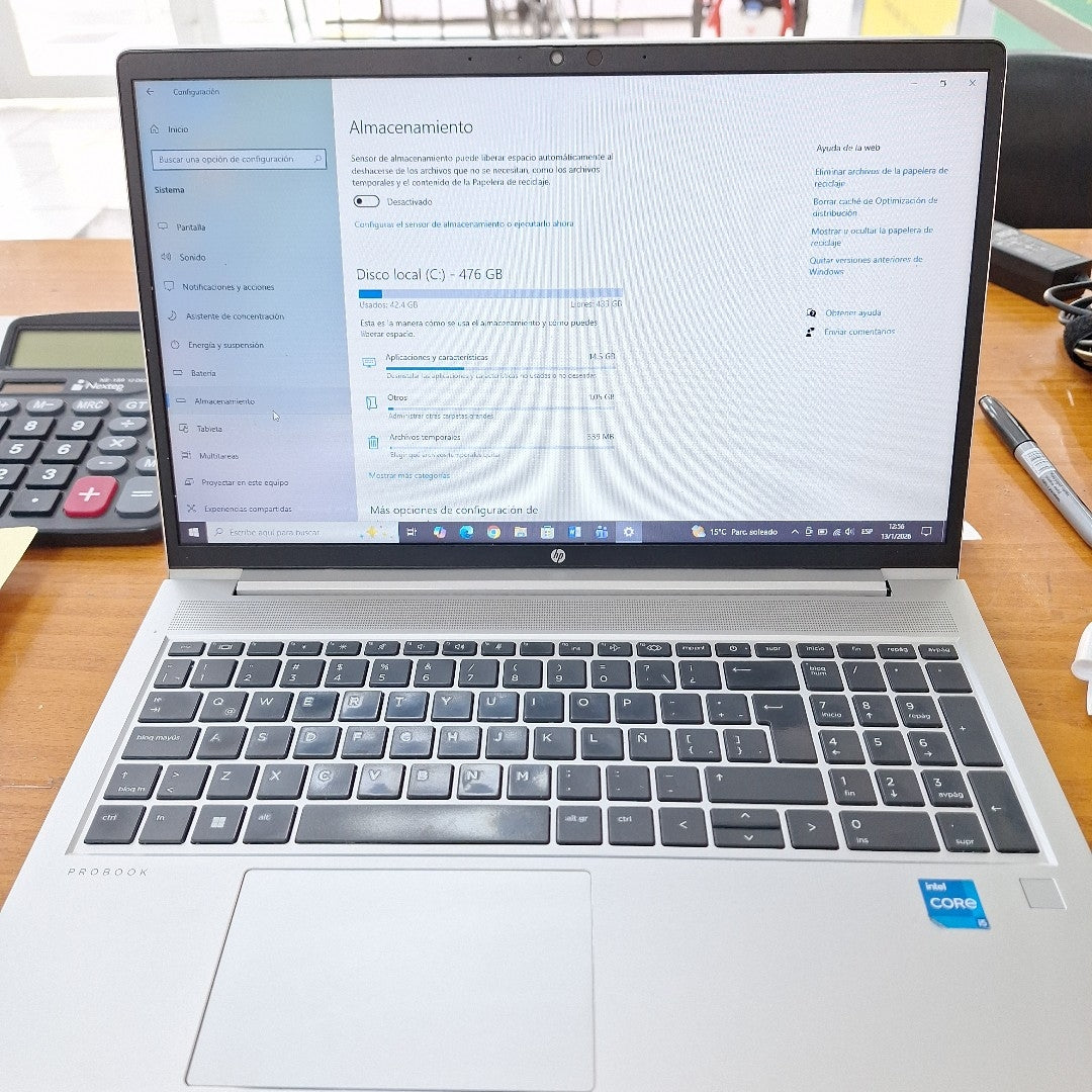 LAPTOP HP PROBOOK 450 G9 (2023) 512 GB SSD 16 GB RAM (SEMINUEVO)