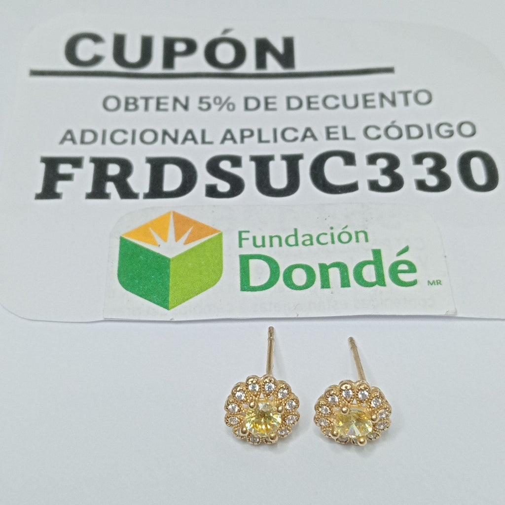 BROQUELES ORO 10K 1.8 (NUEVO)