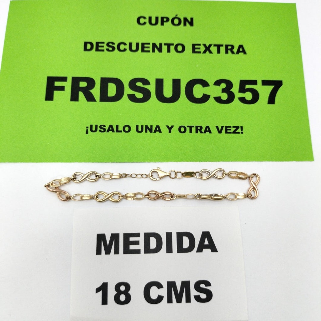 K1 3,20 GRMS 14 K ESPECIFICACIONES COMPLEMENTARIAS 1 PULSERA TEJ ESPECIAL (SEMINUEVO)