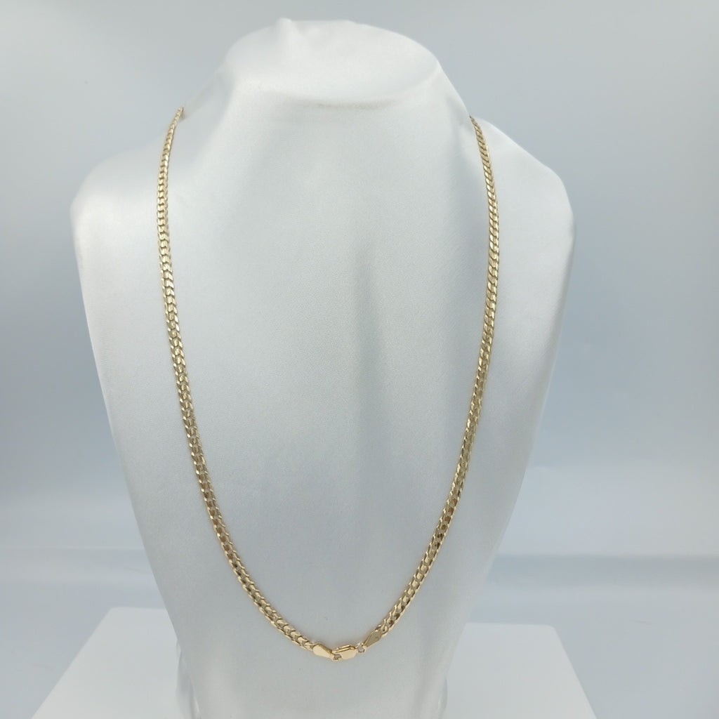 CADENA BARBADO 13.01GR 60 CM 14K (NUEVO)