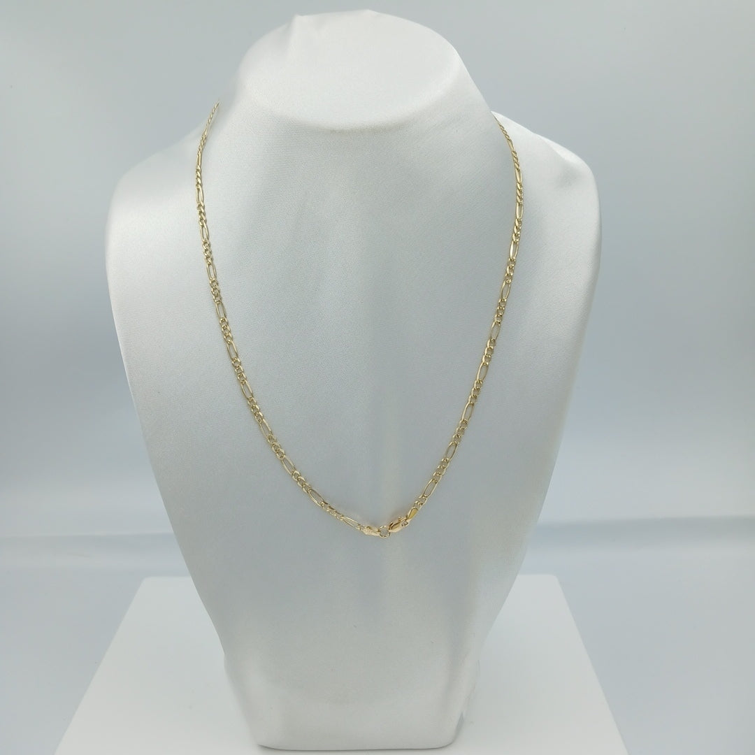 CADENA 3 X 1 7.41GR 50 CM 14K (NUEVO)