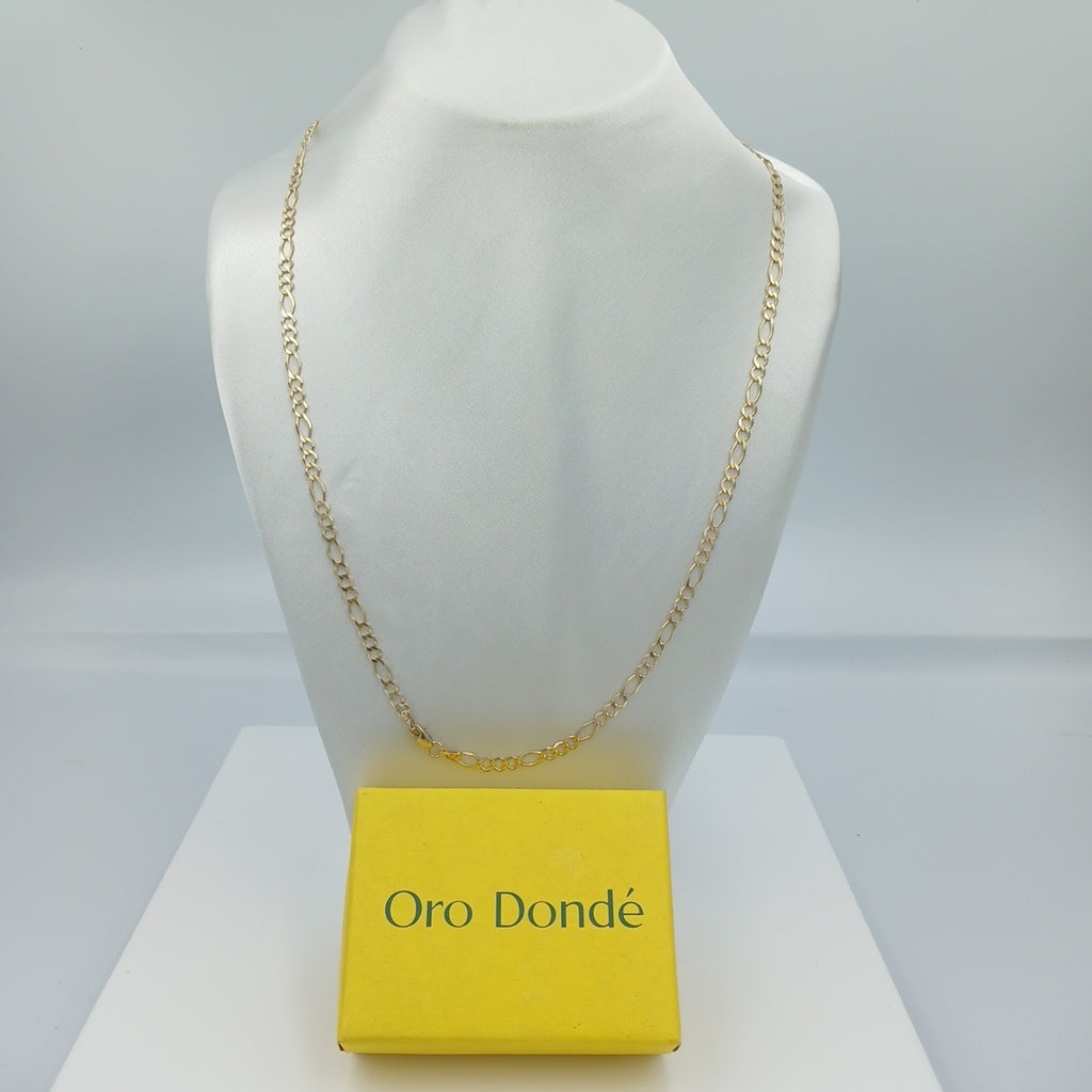 CADENA 3 X 1 8.61GR 60 CM 14K (NUEVO)