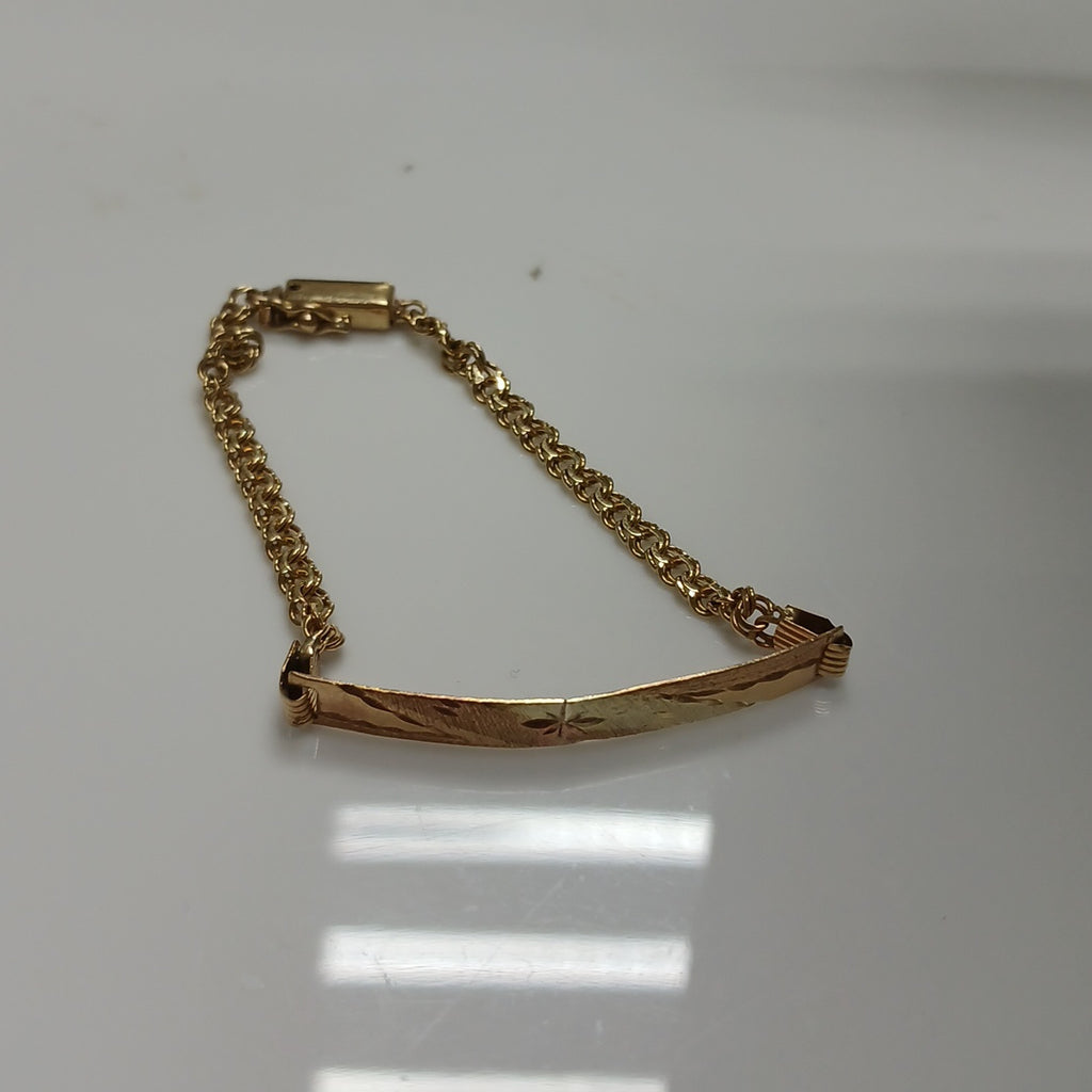 ESCLAVA ORO 14 K 4.5 GRMS (SEMINUEVO)