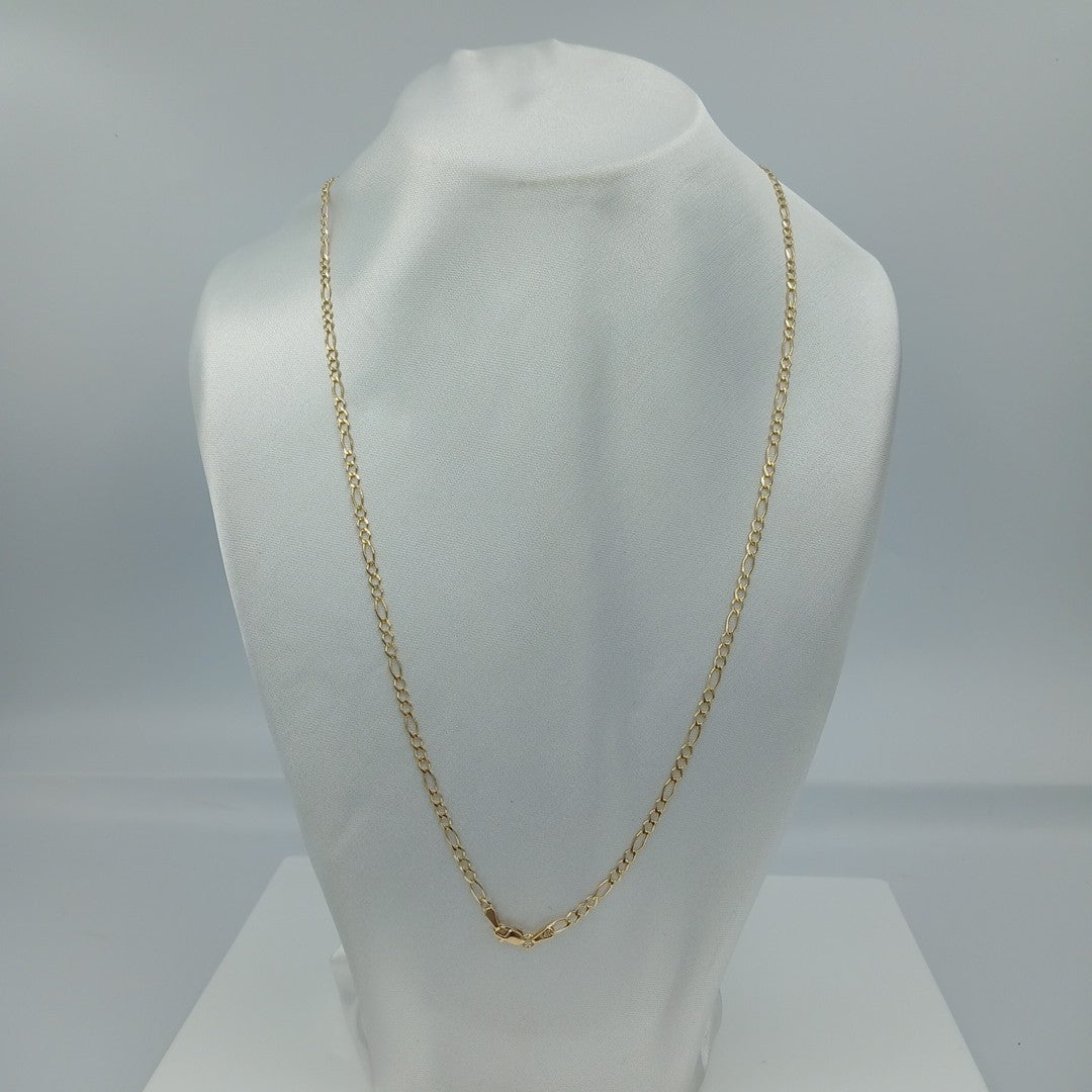 CADENA 3 X 1 5.21GR 60 CM 14K (NUEVO)