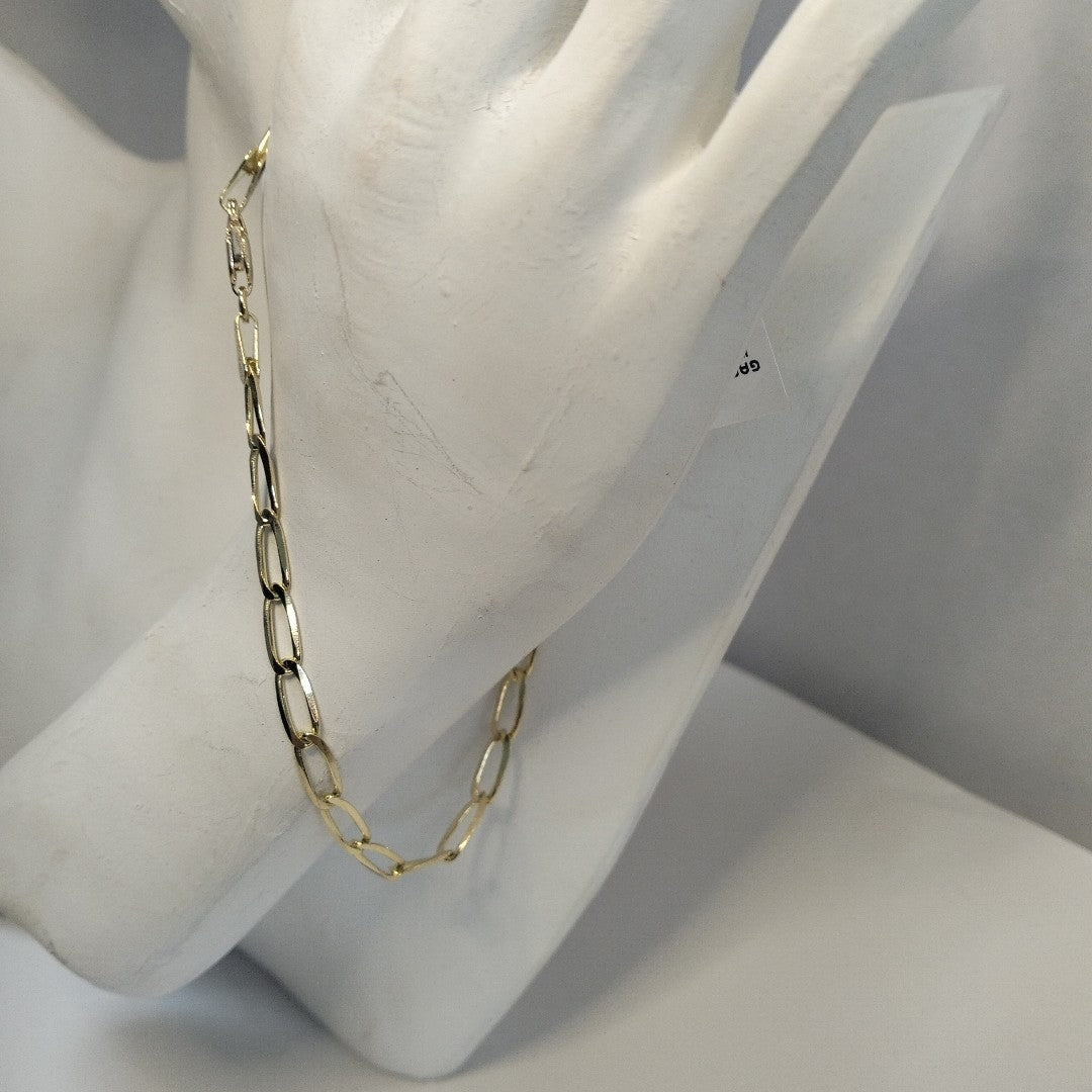 PULSERA TEJIDO ESLABONES 4.7G 21 CM (NUEVO)