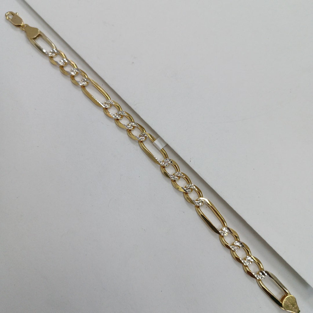 PULSERA TEJIDO 3X1 15.9G 21 CM 14K (NUEVO)