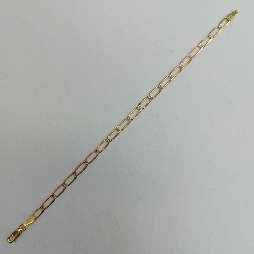 PULSERA TEJIDO ESLABONES 3.9G 18 CM (NUEVO)