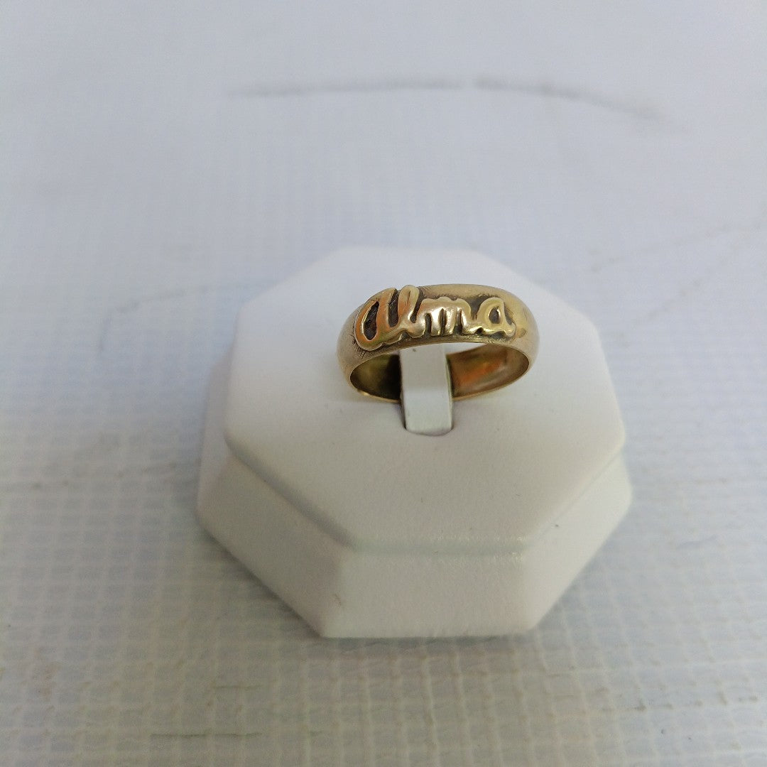 ARGOLLA ORO 10 K 3.2 GRMS (SEMINUEVO)