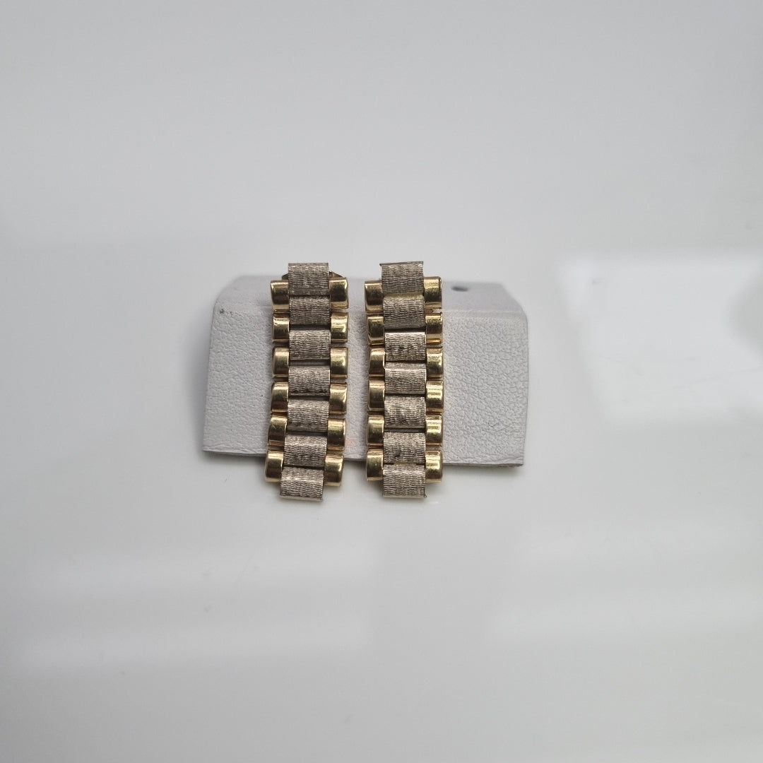 BROQUELES PAR ORO 14 K 3.7 GRMS (SEMINUEVO)