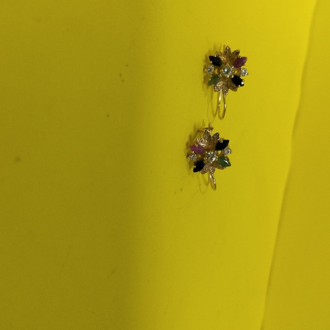 ARETES PAR ORO 14 K 2.3 GRMS (SEMINUEVO)