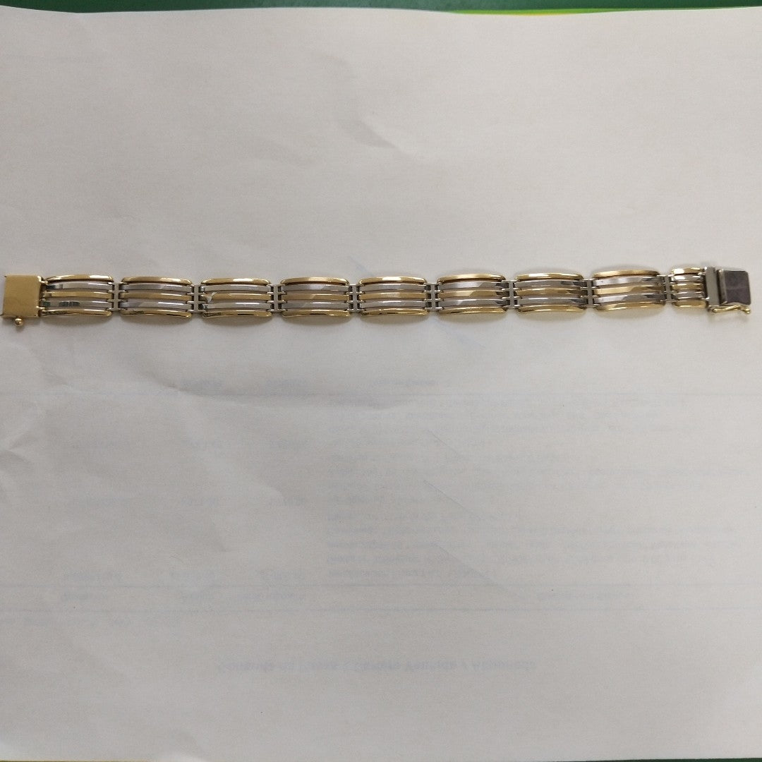 PULSERA ORO,ORO COMBINADO 14 K 18,50 GRMS (SEMINUEVO)