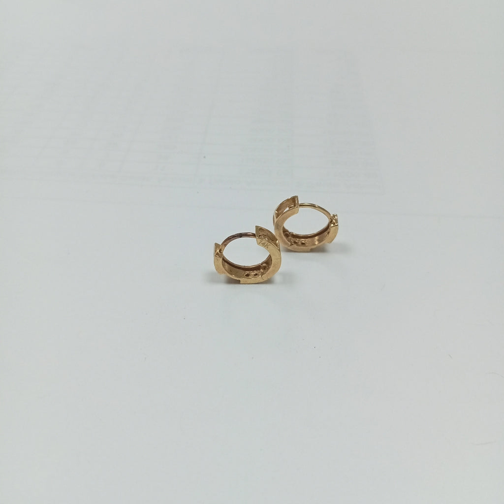 ARRACADAS PAR ORO 14 K 1.7 GRMS (SEMINUEVO)