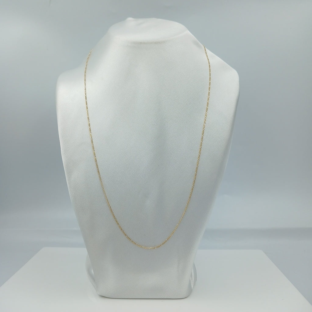 CADENA 3 X 1 1.7GR 60 CM 14K (NUEVO)