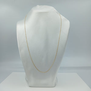 CADENA 3 X 1 1.7GR 60 CM 14K (NUEVO)