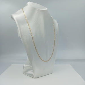 CADENA TEJIDO MARINERO 3.91GR 60 CM 14K (NUEVO)