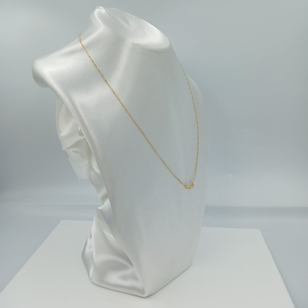 CADENA 3 X 1 1.5GR 50 CM 14K (NUEVO)