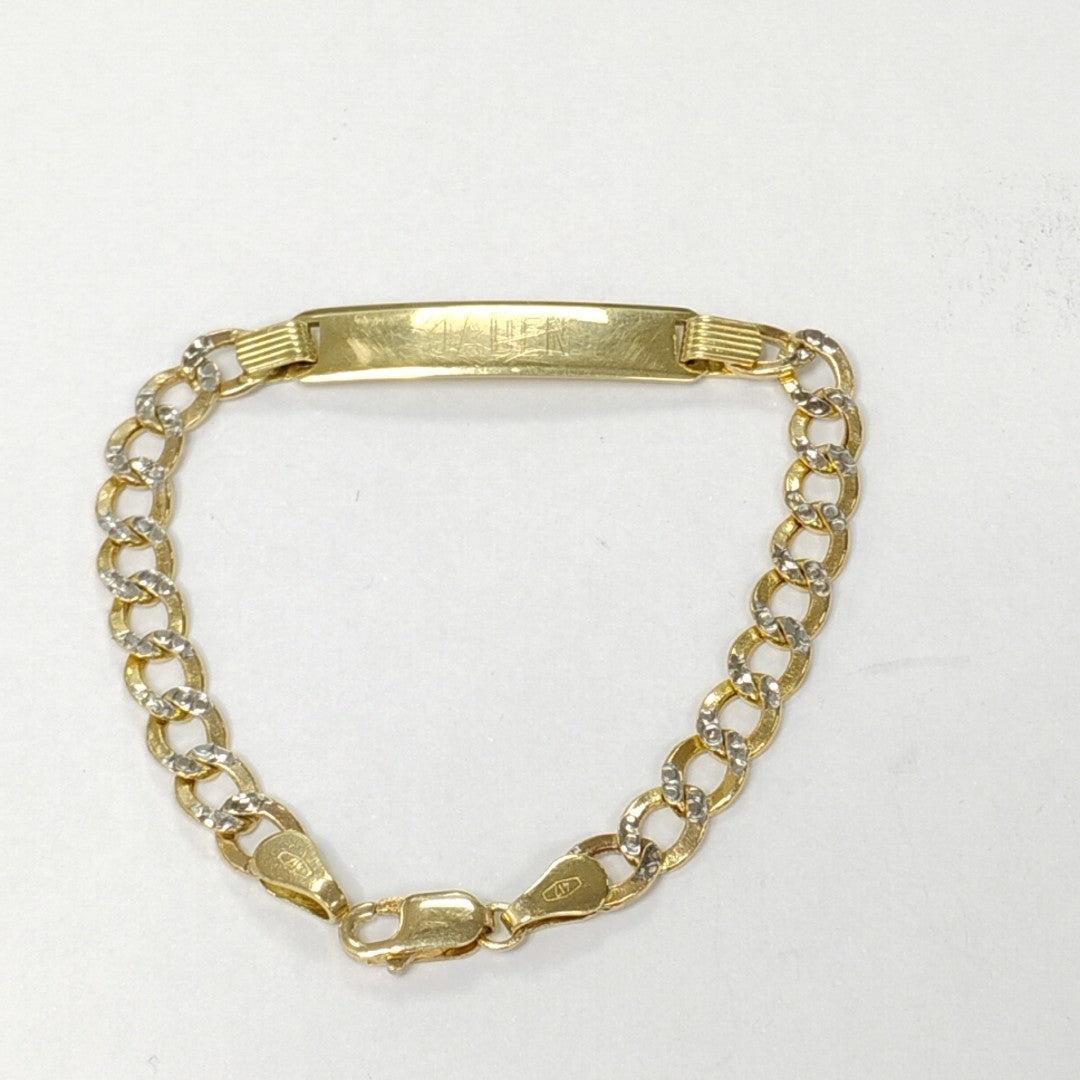 ESCLAVA ORO 10 K 3.8 GRMS (SEMINUEVO)