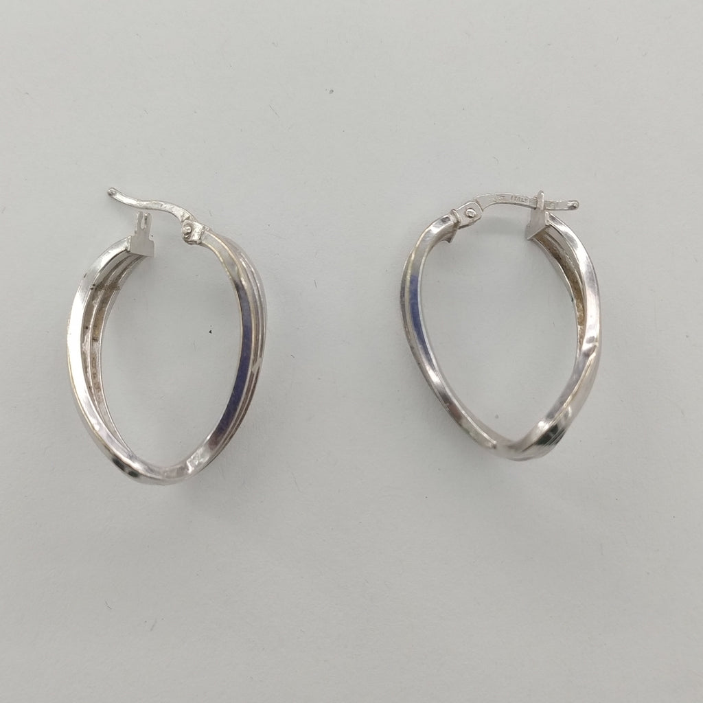 ARRACADAS PAR ORO BLANCO 14 K 3.3 GRMS (SEMINUEVO)
