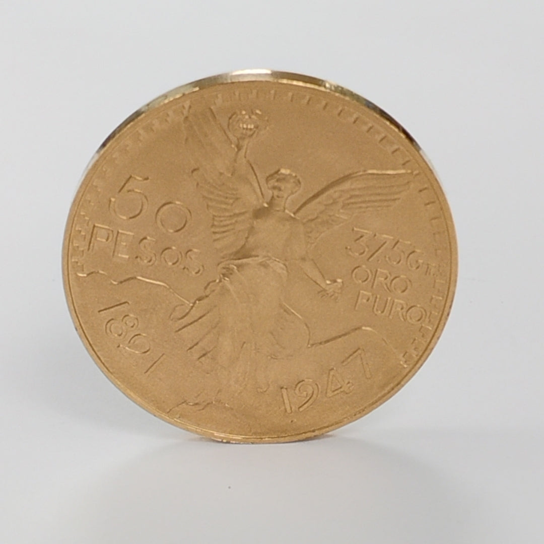 K1 41.6 GRMS 21 K IDENTIFICACIÓN MONEDA NOMINATIVA MONEDAS PESOS 50 PESOS (SEMINUEVO)