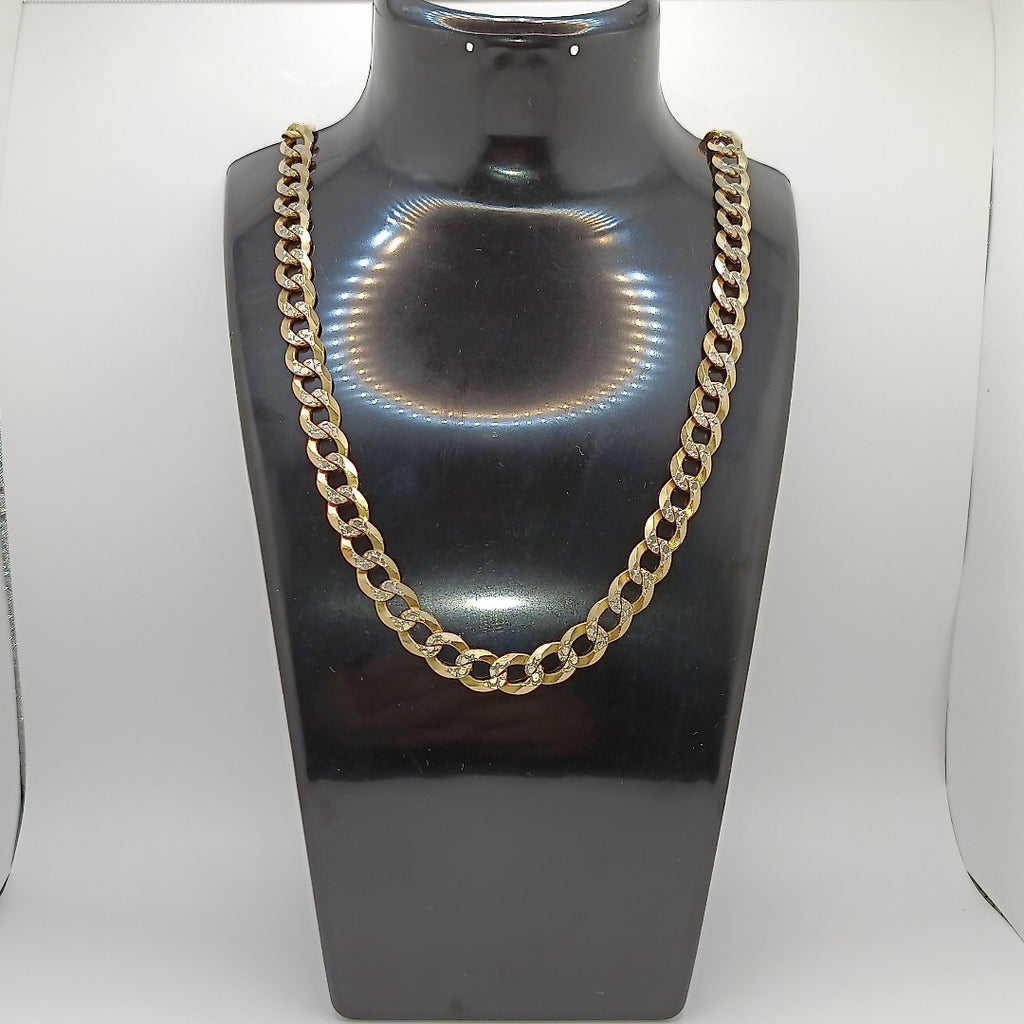 K1 53,00 GRMS 14 K ESPECIFICACIONES COMPLEMENTARIAS CADENA TEJIDO ESLABONES GRU (SEMINUEVO)