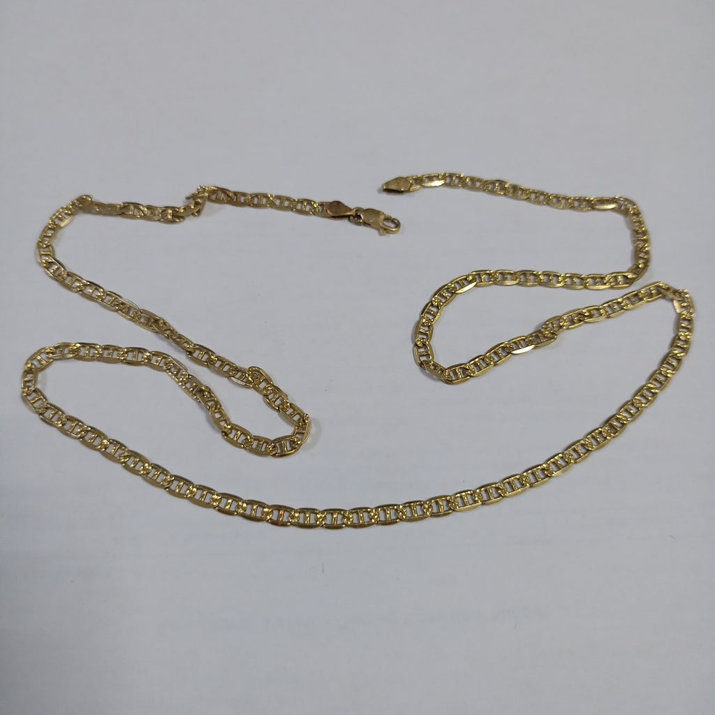 K1 15,50 GRMS 14 K ESPECIFICACIONES COMPLEMENTARIAS CADENA TEJIDO EGIPCIO BUEN (SEMINUEVO)