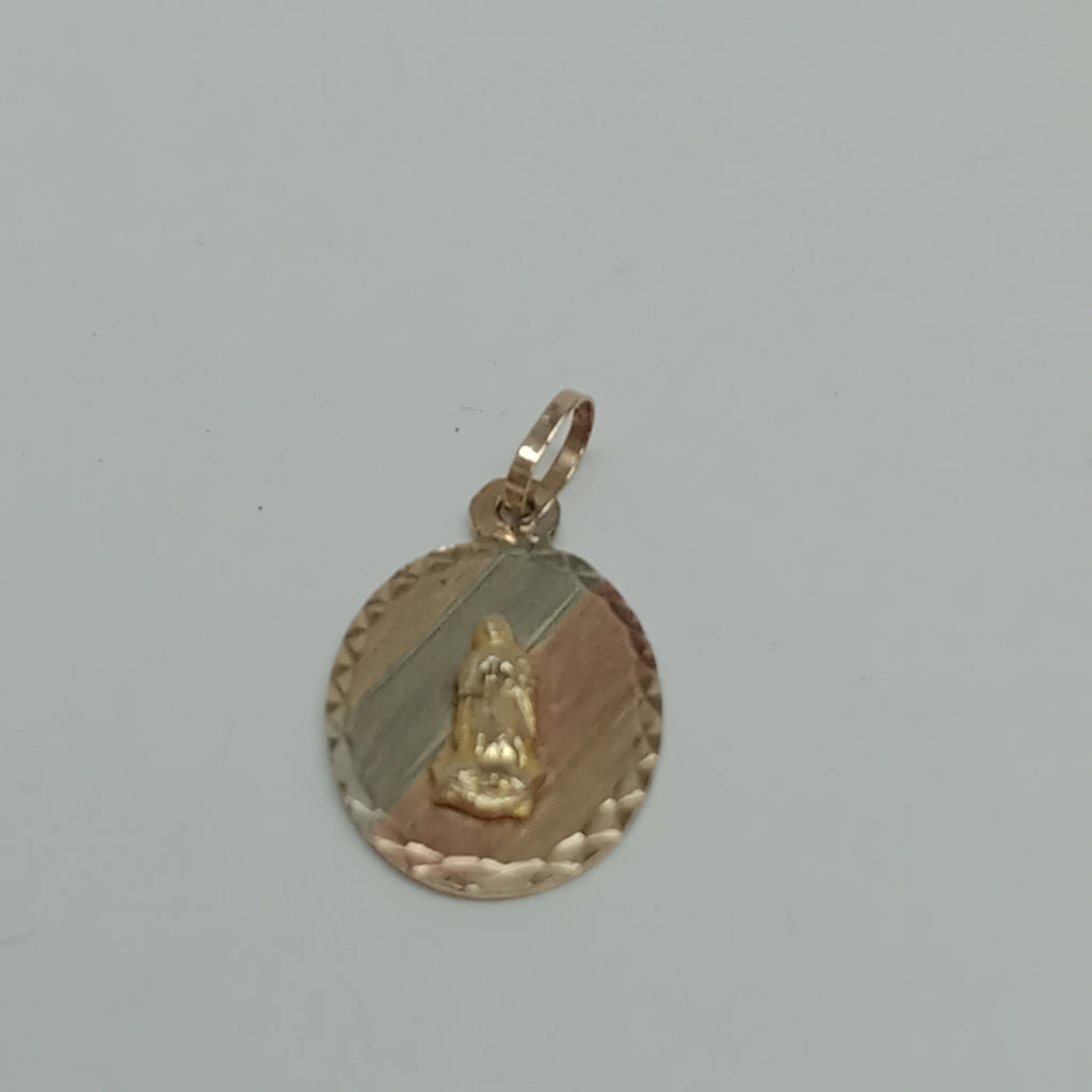 K1 1,30 GRMS 10 K ESPECIFICACIONES COMPLEMENTARIAS MEDALLITA RELIGIOSA DE LA VIR (SEMINUEVO)