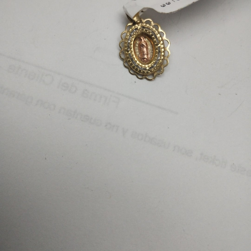 K1 0,50 GRMS 10 K ESPECIFICACIONES COMPLEMENTARIAS MEDALLA RELIGIOSA IMAGEN VIRGE (SEMINUEVO)