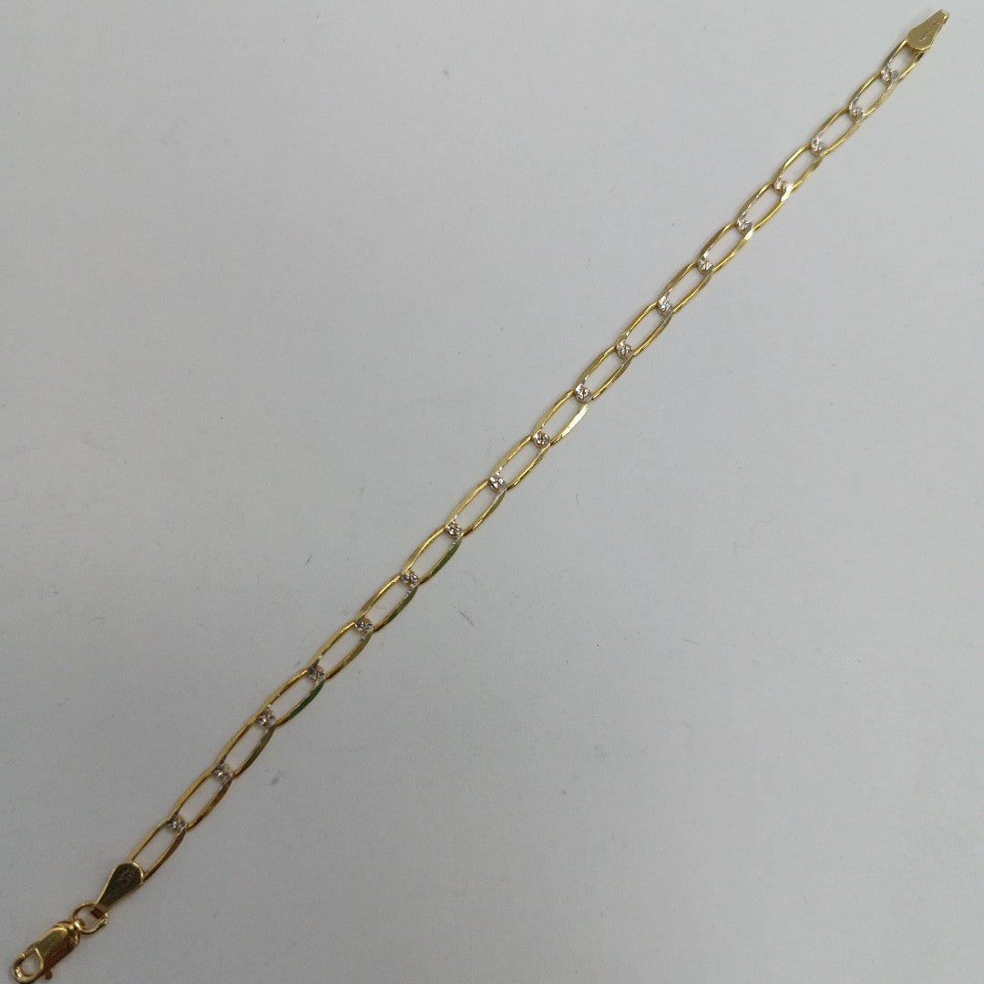 PULSERA TEJIDO ESLABONES 3.9G 18 CM (NUEVO)