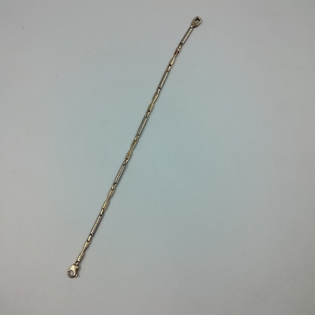 K1 4,80 GRMS 14 K ESPECIFICACIONES COMPLEMENTARIAS PULCERA VENDIBLE, TEJIDO ESPE (SEMINUEVO)